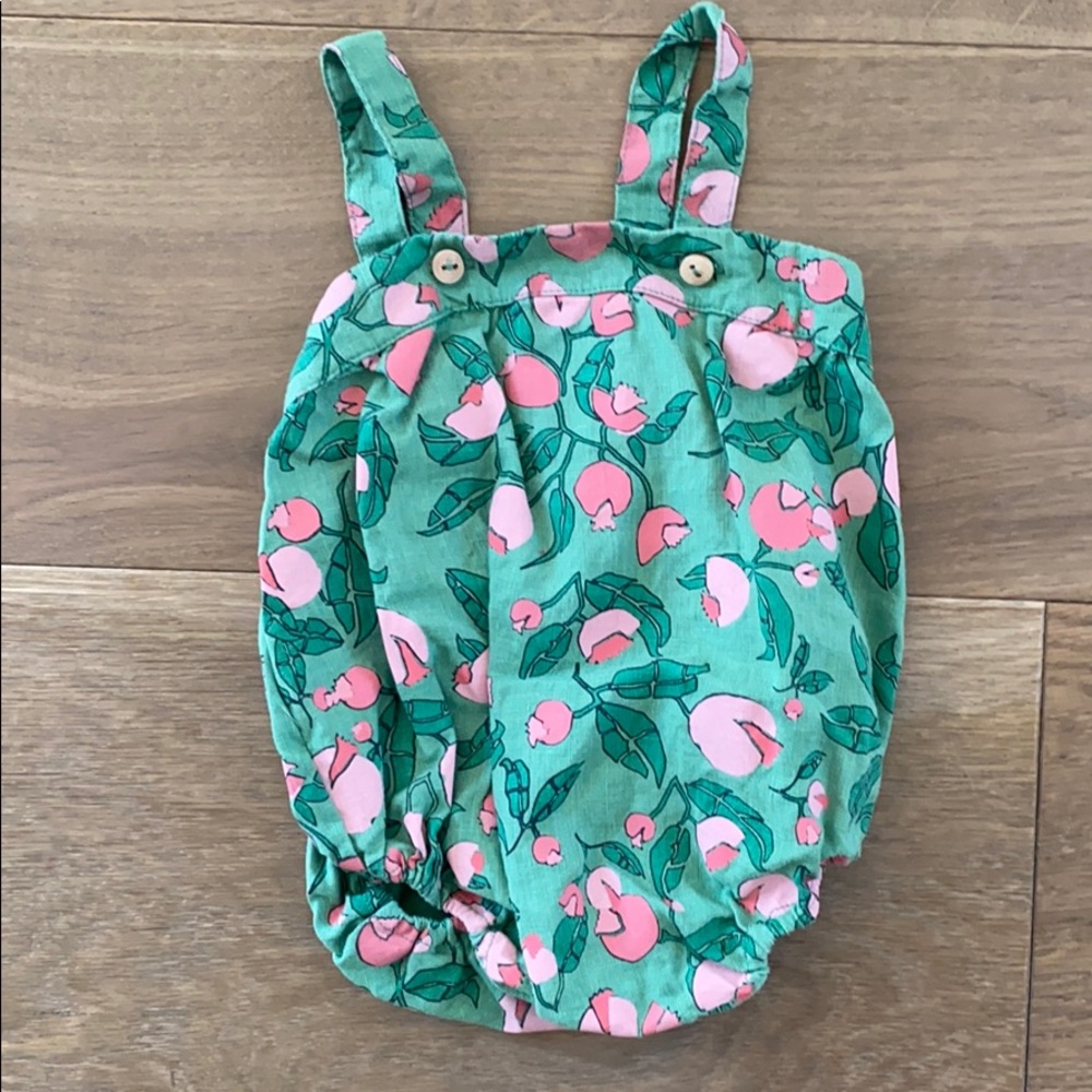 NWOT Oeuf linen peach bubble